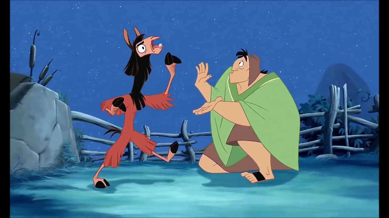a movie still from The Emperor's New Groove, 2000