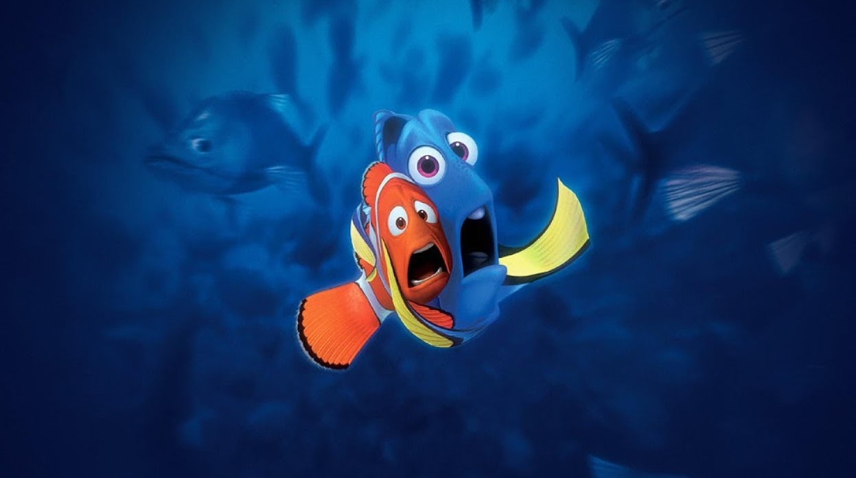 a movie still from Finding Nemo from 2003