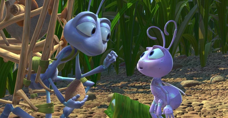 a movie still from A Bug's Life, 1998