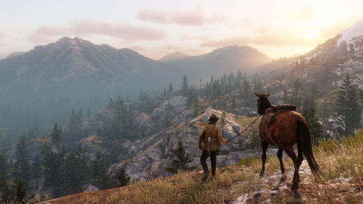 a screenshot from Red Dead Redemption 2 videogame from 2018
