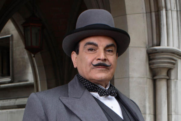a still from Agatha Christie's Poirot TV Series that ran from 1989 until 2013