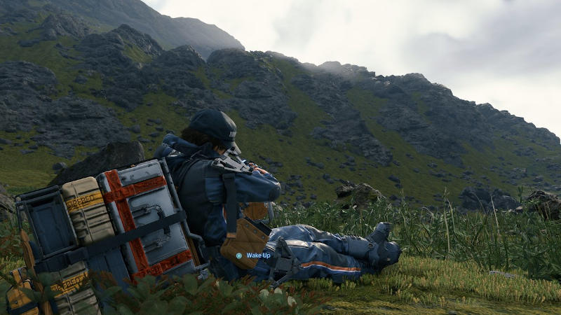 a screenshot from Death Stranding videogame from 2019