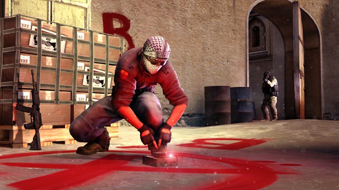 a screenshot from Counter Strike Global Offensive videogame from 2012
