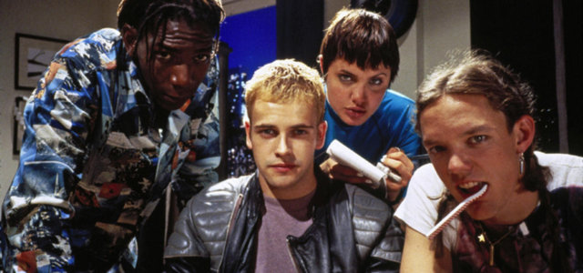 a movie still from Hackers from 1995