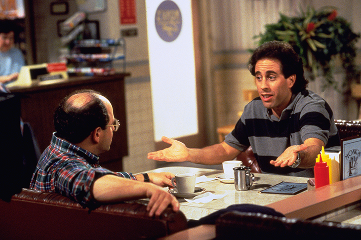 a still from Seinfeld show, 1989-1998